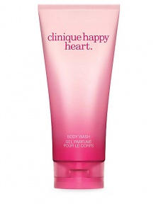 Refreshing bath and body gel foams luxuriously, bathes you in the Happy scent. A wealth of flowers, a hint of warmth. Use it and have a happy heart. 6.7 oz. Refreshing bath and body gel foams luxuriously, bathes you in the Happy scent. A wealth of flowers, a hint of warmth. Use it and have a happy heart. 6.7 oz.