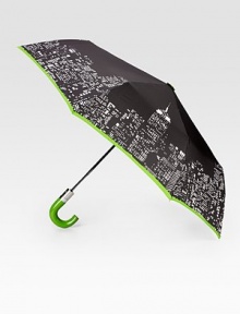 Take the city with you in this chic skyline-printed design. Automatic openOpen diameter, about 36Folded length, about 13PolyesterImported Take the city with you in this chic skyline-printed design. Automatic openOpen diameter, about 36Folded length, about 13PolyesterImported