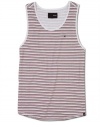 When the temperature rises, this striped tank from Hurley keeps you going strong.