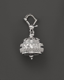 Inspired by Zen philosophy, this intricately detailed, polished finish sterling silver meditation bell from Paul Morelli jingles softly. Inspired by Zen philosophy, this intricately detailed, polished finish sterling silver meditation bell from Paul Morelli jingles softly.