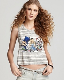 Patterson J. Kincaid Top - Tea Party Prilla Cropped Tank