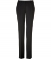 Your workweek style just got more chic with these straight leg pants from Hugo - Flat front, belt loops, off-seam pockets, single back welt pocket, straight leg with crease detail - Slim fit - Style with a fitted blouse, a blazer, and classic pumps