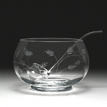 Designed for use with the William Yeoward punch bowl, this ladle serves a delicious pour whether you're offering fresh lemonade or a fine cocktail concoction for your party guests. Designed for use with the William Yeoward punch bowl, this ladle serves a delicious pour whether you're offering fresh lemonade or a fine cocktail concoction for your party guests.
