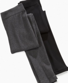 A pair of warm leggings can bring together a cold-weather dress look – she'll love snuggling into these ribbed leggings from Pink Republic. A pair of warm leggings can bring together a cold-weather dress look – she'll love snuggling into these ribbed leggings from Pink Republic.