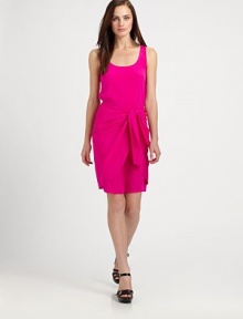Vividly hued and featuring the most sought-after silhouette around, this silk dress has a hint of stretch for a flattering fit.ScoopneckSleevelessSarong tieAbout 38 from shoulder to hem92% silk/8% elastaneDry cleanImported Model shown is 5'10 (177cm) wearing US size Small. Vividly hued and featuring the most sought-after silhouette around, this silk dress has a hint of stretch for a flattering fit.ScoopneckSleevelessSarong tieAbout 38 from shoulder to hem92% silk/8% elastaneDry cleanImported Model shown is 5'10 (177cm) wearing US size Small.