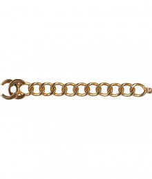 Luxurious gold coil bracelet by Chanel Vintage Jewelry - all vintage pieces are original Chanel creations of the 1970s, 80s and 90s - utmost nobel and decorative, this necklace nobilizes every outfit - a hit with a posh shift dress or evening gown, a hit with a simple T-shirt or tunic