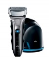 Whether it's a 5 o'clock shadow or a weekend's worth of scruff, the Braun Series 5 electric shaver leaves you looking smooth. Its innovative blade technology cuts hair closer in a single stroke – getting those hairs other shavers leave behind – for exceptional closeness and comfort. Two-year limited warranty. Model 590CC.