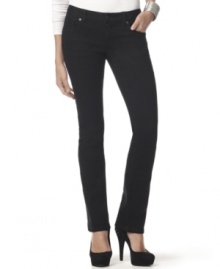 INC's skinny jeans fit your shape with style! The curvier silhouette and rich black wash make them a perfect stand-in for pants or leggings. INC's skinny jeans fit your shape with style! The curvier silhouette and rich black wash make them a perfect stand-in for pants or leggings.