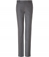 Finish your look on a timeless note with Polo Ralph Laurens super soft, sleek wool flannel trousers, detailed with just the right amount of stretch for a chic, flattering fit - Side slit pockets, buttoned back slit pocket, hidden hook and button closure, belt loops, unlined - Straight leg - Pair with luxe cashmere pullovers and a strand of bright white pearls