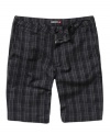 The perfect plaid addition to your summer-ready style are these shorts from Quiksilver with a funky print.