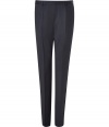 Up the ante of your office wardrobe with these sophisticated pants from Hugo - Flat front, off-seam pockets, back welt pockets with buttons - Slim fit - Transitions from the office to evening effortlessly - pair with a button-down and matching blazer