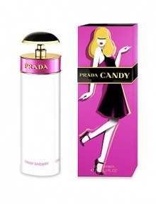 Prada Candy is instantly seductive - pure pleasure wrapped in impulsive charm. In an explosion of shocking pink and gold, Prada Candy takes us on a walk on the wild side, showing us a new facet of Prada femininity where more is more and excess is everything. Magnified by white musk, noble benzoin comes together with a modern caramel accord to give the fragrance a truly unique signature. This rich, moisturizing shower gel gently nourishes the skin leaving it radiant and energized. 5 oz. Prada Candy is instantly seductive - pure pleasure wrapped in impulsive charm. In an explosion of shocking pink and gold, Prada Candy takes us on a walk on the wild side, showing us a new facet of Prada femininity where more is more and excess is everything. Magnified by white musk, noble benzoin comes together with a modern caramel accord to give the fragrance a truly unique signature. This rich, moisturizing shower gel gently nourishes the skin leaving it radiant and energized. 5 oz.