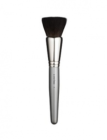 This natural-bristled, versatile brush is the ideal partner to all Lancôme blush products. The wide, flat bristled head precisely and evenly sweeps powder blush and cream-to-powder colour for a professional blushing effect. This natural-bristled, versatile brush is the ideal partner to all Lancôme blush products. The wide, flat bristled head precisely and evenly sweeps powder blush and cream-to-powder colour for a professional blushing effect.