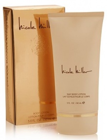 A lightweight moisturizing veil that leaves skin soft, smooth and delicately fragranced with the spirit of Nicole Miller. 5 oz. A lightweight moisturizing veil that leaves skin soft, smooth and delicately fragranced with the spirit of Nicole Miller. 5 oz.