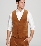 Shades of Grey By Micah Cohen Corduroy Suit Vest