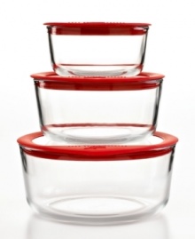 Neat solutions-clean up the way you store & organize leftovers, ingredients and more with these durable glass containers. The no-leak design features durable glass lids ideal for letting out steam & heat and releasing air for a tighter seal that keeps freshness in. 2-year warranty. Neat solutions-clean up the way you store & organize leftovers, ingredients and more with these durable glass containers. The no-leak design features durable glass lids ideal for letting out steam & heat and releasing air for a tighter seal that keeps freshness in. 2-year warranty.