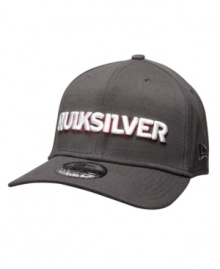 Loud and clear. This Quiksilver hat leverages a bold logo for cool surfer style. Loud and clear. This Quiksilver hat leverages a bold logo for cool surfer style.