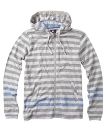 Lightweight layers like this hoodie from Quiksilver take your casual style to the next level. Lightweight layers like this hoodie from Quiksilver take your casual style to the next level.