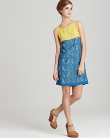 Quotation: KAS New York Dress - May Lace Color Block Shift Quotation: KAS New York Dress - May Lace Color Block Shift