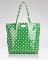 Get spotted with this coated cotton diaper bag from kate spade new york. Splashed with dots, it's a playful way to keep your baby's essentials stowed.
