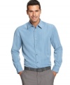 Nothing beats the classic touch of this button-down shirt from Via Europa.