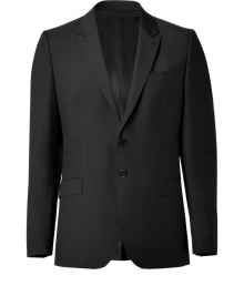A smart, slim-cut blazer is an essential in any wardrobe, and PS by Paul Smiths black jacket is a modern must - Crafted from a fine, wool and mohair blend - Contemporary cut is single-breasted and slightly fitted - Medium-width collar and lapels, two flap pockets, single chest pocket and two-button closure - Vent at rear - Polished and elegant, perfect for pairing with a button down and jeans or a cashmere pullover and dress trousers A smart, slim-cut blazer is an essential in any wardrobe, and PS by Paul Smiths black jacket is a modern must - Crafted from a fine, wool and mohair blend - Contemporary cut is single-breasted and slightly fitted - Medium-width collar and lapels, two flap pockets, single chest pocket and two-button closure - Vent at rear - Polished and elegant, perfect for pairing with a button down and jeans or a cashmere pullover and dress trousers