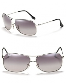 Ray-Ban's square aviators with a wrap body and double bridge design, stylish sunglasses that compliment almost any face shape. Ray-Ban's square aviators with a wrap body and double bridge design, stylish sunglasses that compliment almost any face shape.
