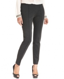 Ellen Tracy's chic ponte pants offer total comfort and sleek style thanks to a stretchy fabric blend and tailored silhouette. Try them with a long tunic or a tucked-in shirt.