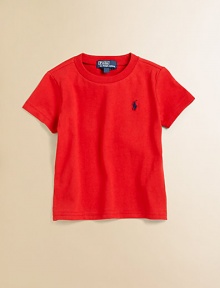 This timelessly preppy tee is rendered in durable, soft cotton jersey.CrewneckShort sleevesPullover styleCottonMachine washImported This timelessly preppy tee is rendered in durable, soft cotton jersey.CrewneckShort sleevesPullover styleCottonMachine washImported