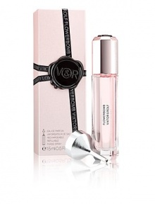 Flowerbomb is a floral explosion, a profusion of flowers that has the power to make everything more positive. Opulent and full-bodied, the iconic and multi-faceted Viktor & Rolf Flowerbomb bottle is available in a luxurious, refillable purse spray version letting the magic of Viktor & Rolf live on wherever you may go. 0.5 oz. Flowerbomb is a floral explosion, a profusion of flowers that has the power to make everything more positive. Opulent and full-bodied, the iconic and multi-faceted Viktor & Rolf Flowerbomb bottle is available in a luxurious, refillable purse spray version letting the magic of Viktor & Rolf live on wherever you may go. 0.5 oz.