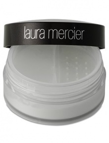 From the creator of the Flawless Face comes a breakthrough in setting powder. Laura Mercier introduces one invisible formula that works for all skin tones, from light to deep. Her new powder contains unique light-reflecting, micro-refined spherical silica powders that help create a soft-focus appearance, diminishing the look of fine lines and imperfections while visibly smoothing skin. From the creator of the Flawless Face comes a breakthrough in setting powder. Laura Mercier introduces one invisible formula that works for all skin tones, from light to deep. Her new powder contains unique light-reflecting, micro-refined spherical silica powders that help create a soft-focus appearance, diminishing the look of fine lines and imperfections while visibly smoothing skin.