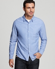 Riviera Club Solid Sport Shirt - Classic Fit Riviera Club Solid Sport Shirt - Classic Fit