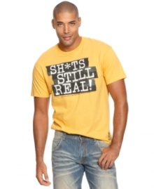 You know what's up, spread the word via this cool Rocawear tee.