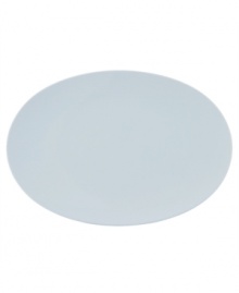 Simply smooth and modern in crisp white porcelain, the TAC 02 oval platter offers a timeless balance of form and function. Simply smooth and modern in crisp white porcelain, the TAC 02 oval platter offers a timeless balance of form and function.