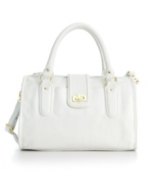 Perfectly poised and positively polished. The Davina satchel by Danielle Nicole will add a charming allure to your everyday style while keeping you fabulously organized with plenty of pockets.