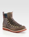 Hiker-inspired boot with aggressive tread detail and Nike Air Technology.Leather liningPadded insoleRubber soleImported