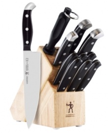 Take your cut... with confidence, ease and precision. Equipping your kitchen with the essential slicers, this set features precision pieces with ultra-sharp blades that balance comfortably in your hand and deliver excellence time after time. Each high-quality German stainless steel blade has a precision, stamped construction and a break-proof, triple-riveted polypropylene handle. Lifetime warranty. Take your cut... with confidence, ease and precision. Equipping your kitchen with the essential slicers, this set features precision pieces with ultra-sharp blades that balance comfortably in your hand and deliver excellence time after time. Each high-quality German stainless steel blade has a precision, stamped construction and a break-proof, triple-riveted polypropylene handle. Lifetime warranty.