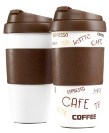 It can take the heat! Always have your favorite cup of Joe or brew of tea in hand with the convenience of these durable thermal mugs. Made for life on the go, each cup fits most standard cup holders, cleans up in the dishwasher and holds the perfect amount of your favorite hot beverage, so you can get through the day It can take the heat! Always have your favorite cup of Joe or brew of tea in hand with the convenience of these durable thermal mugs. Made for life on the go, each cup fits most standard cup holders, cleans up in the dishwasher and holds the perfect amount of your favorite hot beverage, so you can get through the day