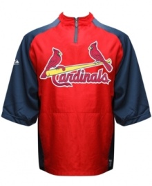 Be prepared for extra innings! This St. Louis Cardinals MLB convertible jacket from Majestic is a fan's best kept secret to staying comfortable in any weather. Be prepared for extra innings! This St. Louis Cardinals MLB convertible jacket from Majestic is a fan's best kept secret to staying comfortable in any weather.