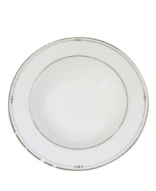 Set a sumptuous table with luxurious Precious Platinum dinnerware and dishes from Royal Doulton. Intertwining platinum lines and raised, dotted accents create a sophisticated, segmented design. Set a sumptuous table with luxurious Precious Platinum dinnerware and dishes from Royal Doulton. Intertwining platinum lines and raised, dotted accents create a sophisticated, segmented design.