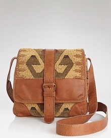 Isabella Fiore's bohemian style goes rural with this printed crossbody bag. Crafted from tapestry with leather accents, it flaunts a homespun vibe that's so right for summer. Isabella Fiore's bohemian style goes rural with this printed crossbody bag. Crafted from tapestry with leather accents, it flaunts a homespun vibe that's so right for summer.