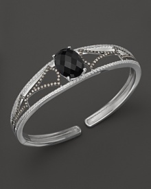 Badgley Mischka Onyx And Diamond Cuff