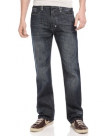Rock out your weekend with these medium-wash jeans from Sean John. Rock out your weekend with these medium-wash jeans from Sean John.