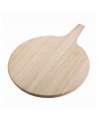 A smooth, minimalist shape highlights the beauty of solid ash in this round Torq White Woods paddle, perfect for serving cheese, fruit and bread. From Dansk's collection of serveware and serving dishes.