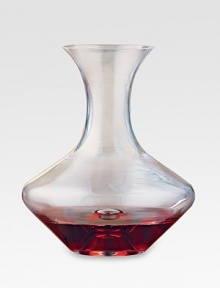 The world's most break-resistant decanter, crafted from reinforced European crystal with a slender neck for a firm hold, a wide mouth and finger punt for a steady pour.Includes 10-year limited warranty Lead-free crystal 62-ounce capacity Hand wash 8½ high Imported The world's most break-resistant decanter, crafted from reinforced European crystal with a slender neck for a firm hold, a wide mouth and finger punt for a steady pour.Includes 10-year limited warranty Lead-free crystal 62-ounce capacity Hand wash 8½ high Imported