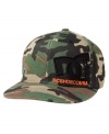 Blown cover. No reason to try and blend in with this stylish camouflage hat from DC Shoes.