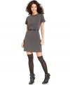 Perfect for easy-chic style, this Kensie ponte sheath pairs with tights and boots for a classic fall look!