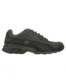 This pair of men's athletic shoes is tough enough for the trail and cool enough for any casual occasion, so these stitched Skechers men's sneakers keep any laidback look on durable, solid footing. (Clearance)