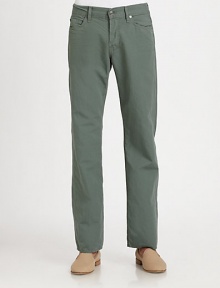 A lightweight, seasonally appropriate cotton and linen blend, overdyed to achieve the perfect color, with subtle textures, making it the perfect option for any summer occasion.Five-pocket styleButton flyInseam, about 3460% cotton/40% linenMachine washMade in USA A lightweight, seasonally appropriate cotton and linen blend, overdyed to achieve the perfect color, with subtle textures, making it the perfect option for any summer occasion.Five-pocket styleButton flyInseam, about 3460% cotton/40% linenMachine washMade in USA