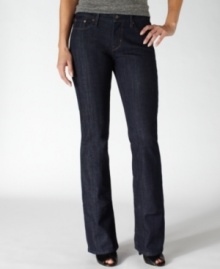 Get the curves you deserve with Levi's Classic Slight Curve ID jeans. The slim fit and bootcut leg define your waist and derriere for a look you'll love. Get the curves you deserve with Levi's Classic Slight Curve ID jeans. The slim fit and bootcut leg define your waist and derriere for a look you'll love.